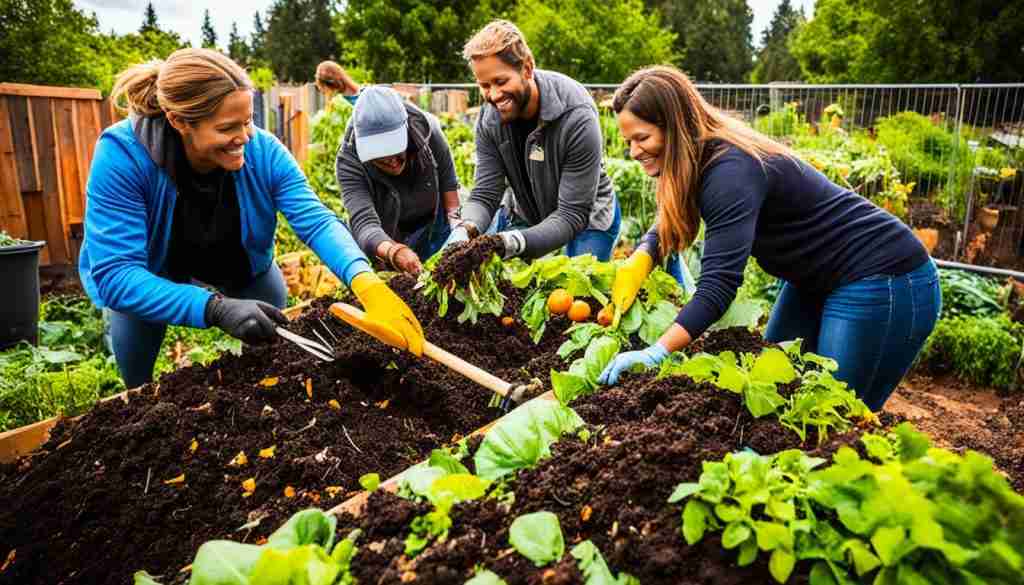 composting in community gardens