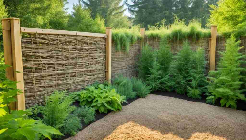 DIY eco-friendly fencing