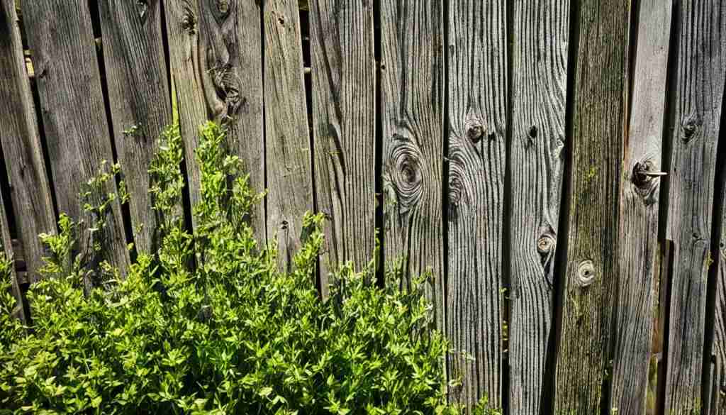 rustic fence panels