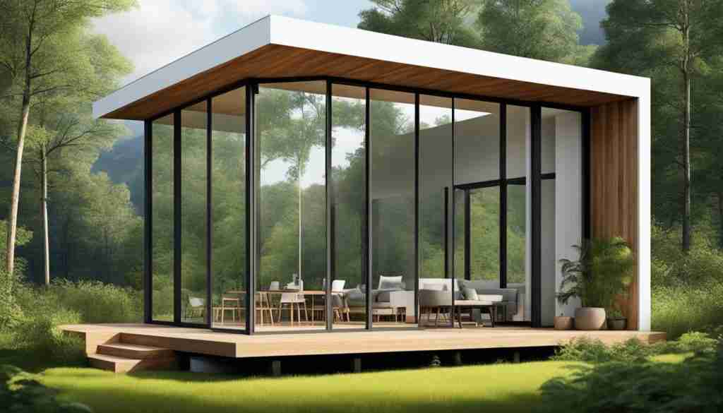 Off-grid house design with natural ventilation and passive cooling