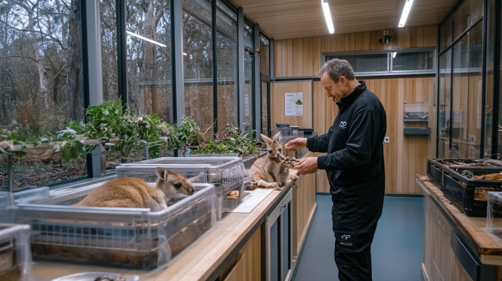 johnkrechting inside a modern small australian wildlife rehab bab62158 55cf 491c a01e 236b34270466 2