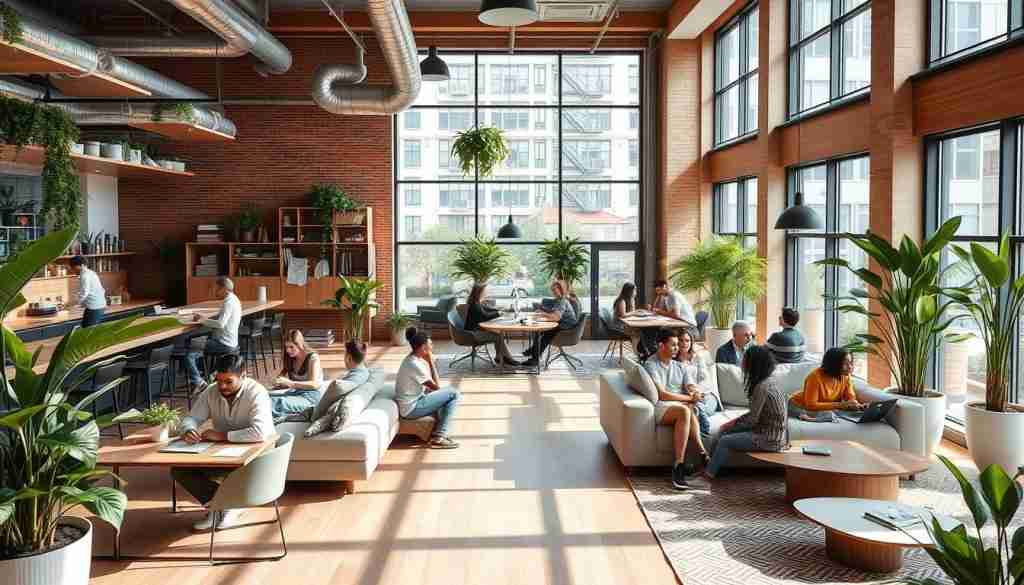 Co-living spaces for urban professionals