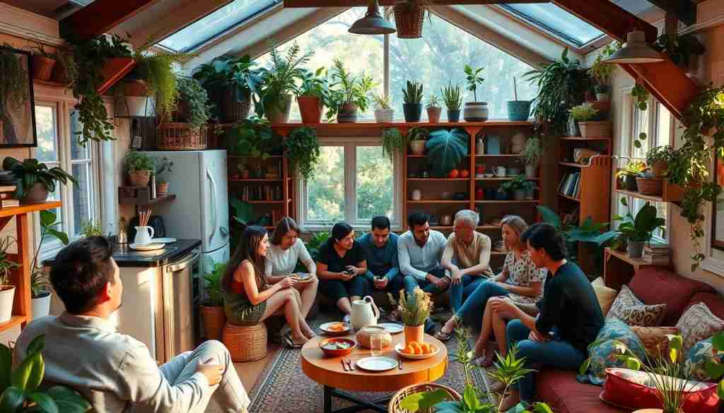 Community bonds in co-living spaces