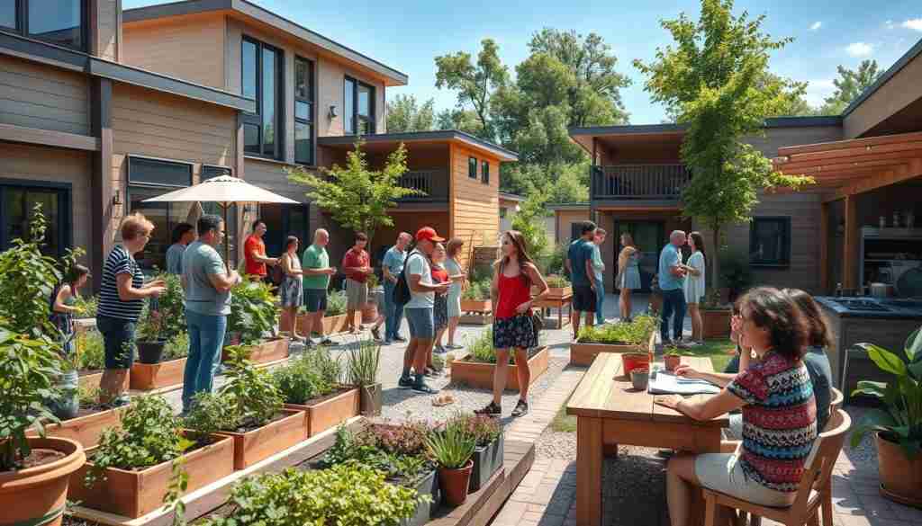 Cooperative management structures in co-housing communities