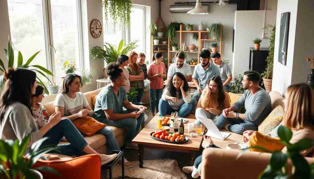 Sense of community in co-living spaces