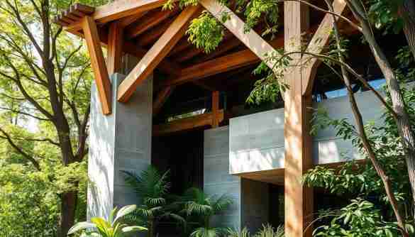 Timber, Concrete, and Steel in Sustainable Building