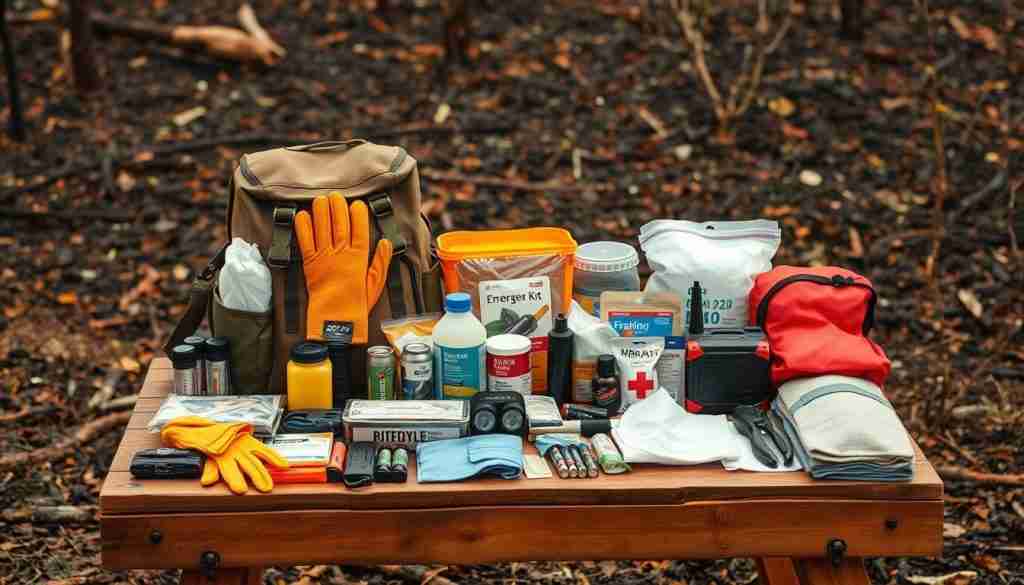 Bushfire emergency kit supplies