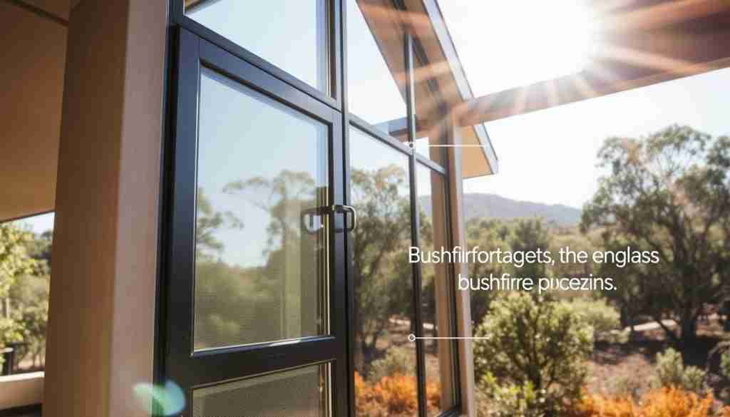 Bushfire-resistant window