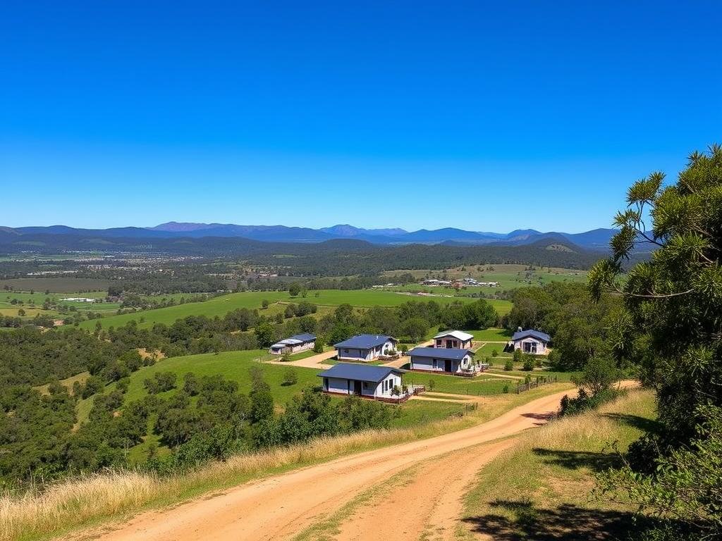 Kit homes in rural Queensland