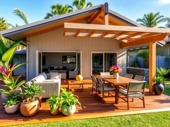 Queensland Outdoor Living Spaces in Kit Home Designs