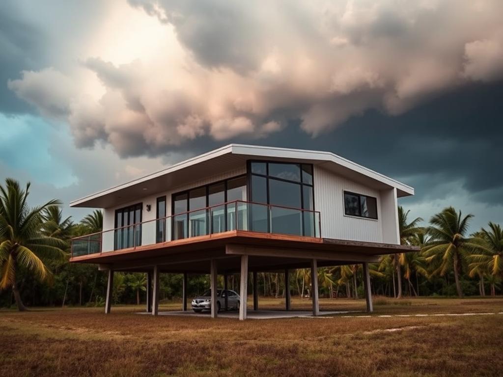 cyclone-resistant modular homes