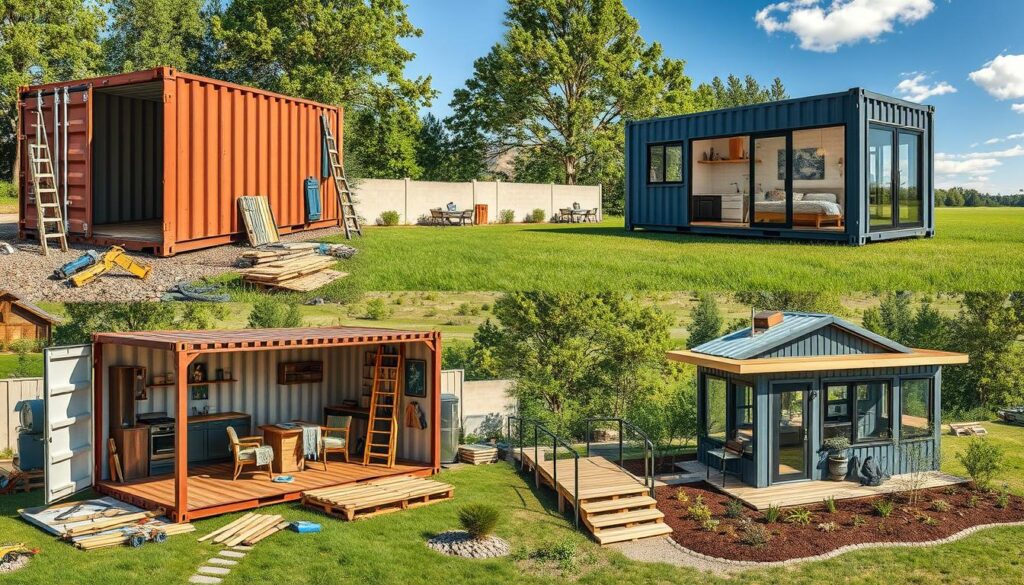 Container homes conversion process