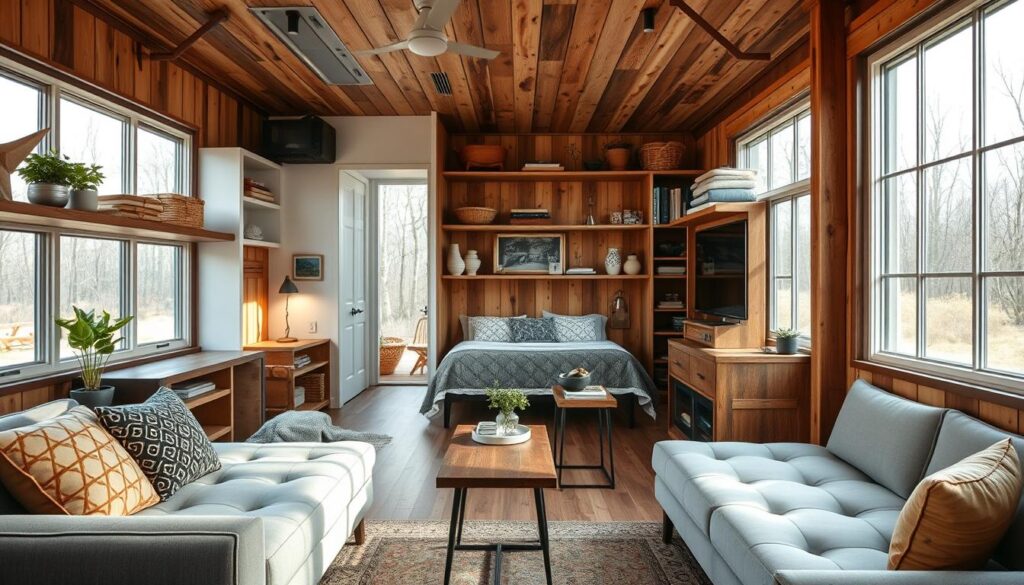 Storage solutions for container homes