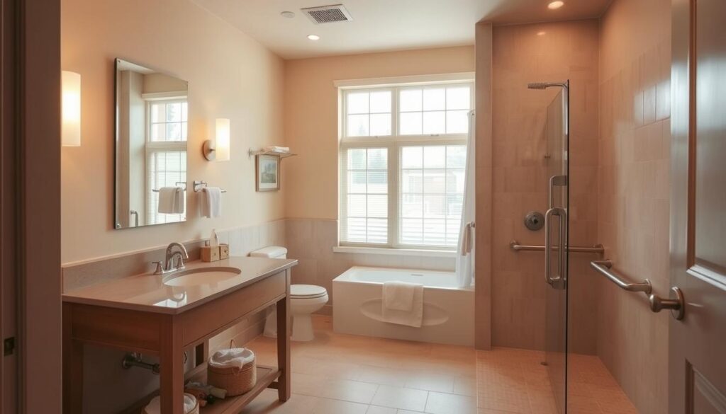 Accessible bathroom design for seniors