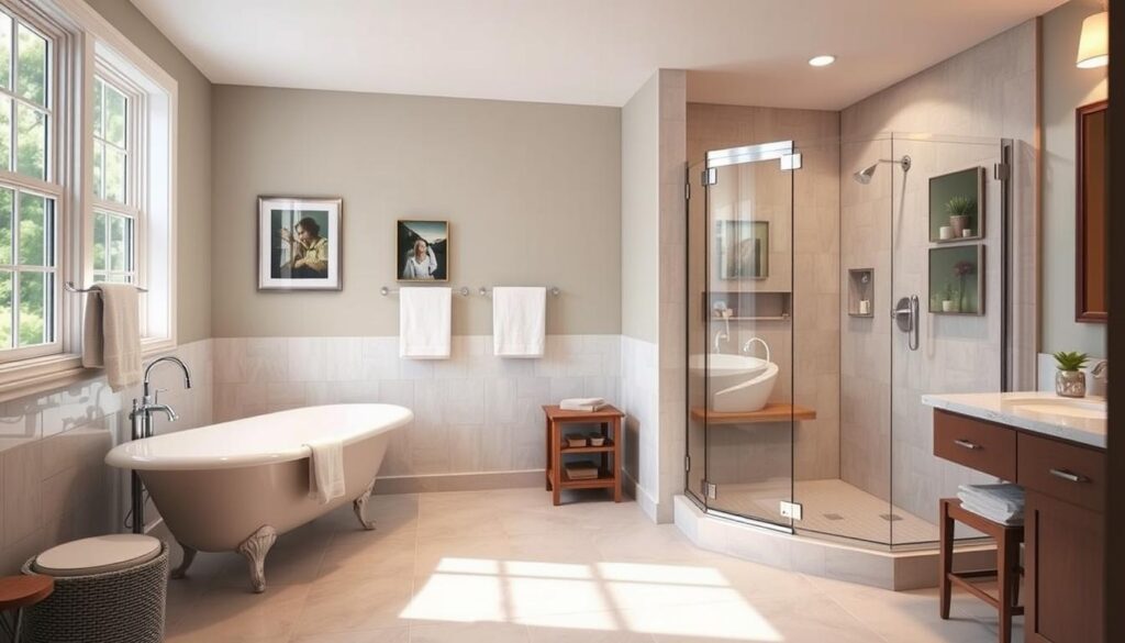 Bathroom modifications for aging in place