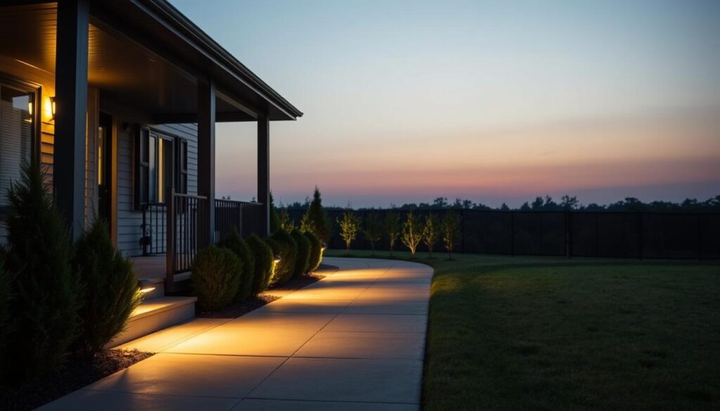 Motion-sensor lights for home safety