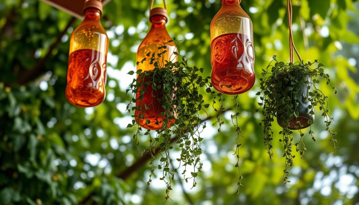 Recycled Plastic Bottle Hanging Planters