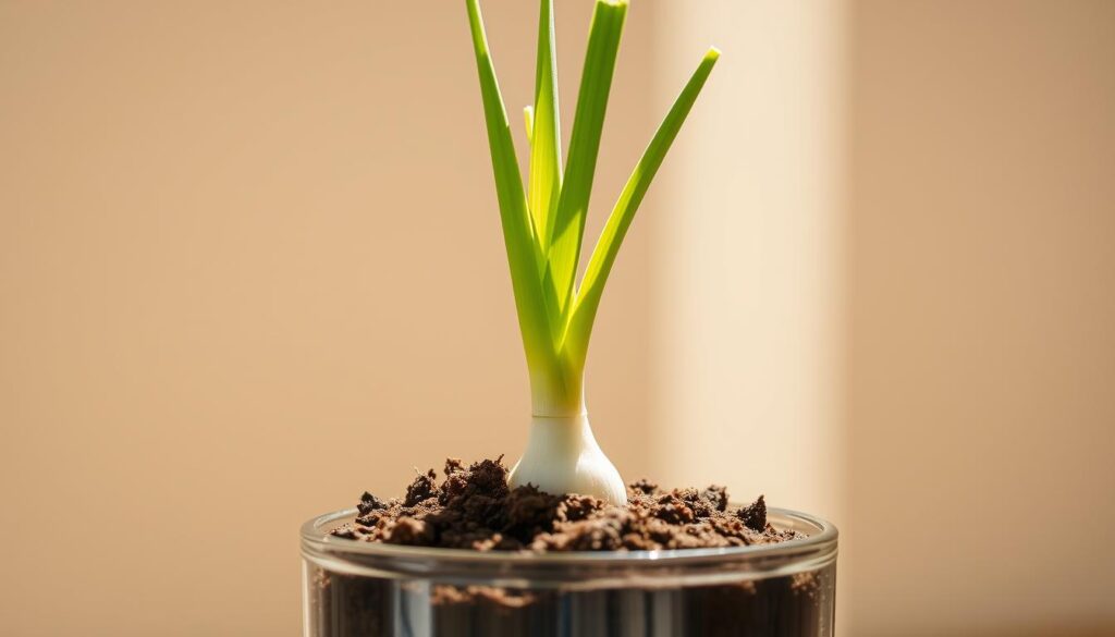 green onion regrowth organic gardening