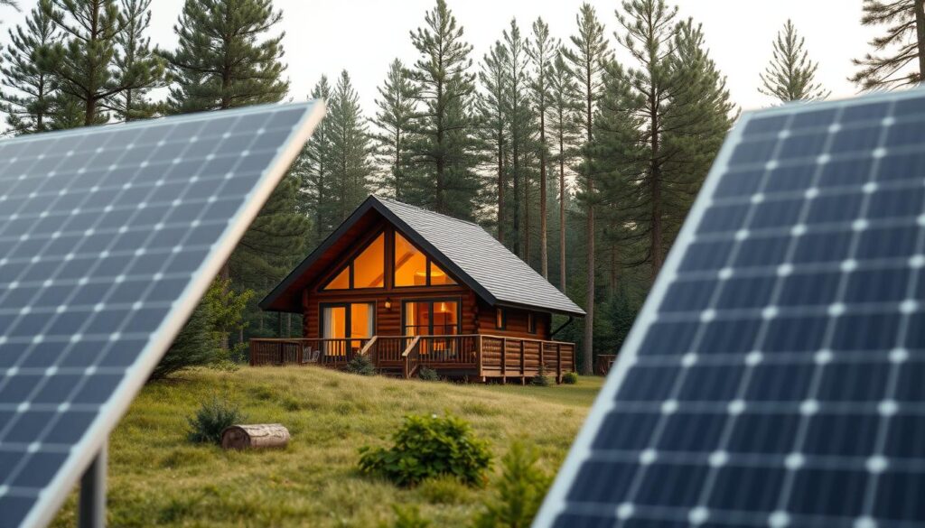 off-grid solar solutions for cabin