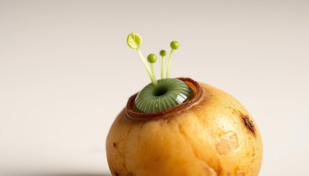 potato eye regrowth for zero waste lifestyle