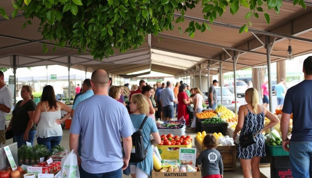Gold Coast Organic Farmers Market with diverse sustainable produce options from Queensland farmers