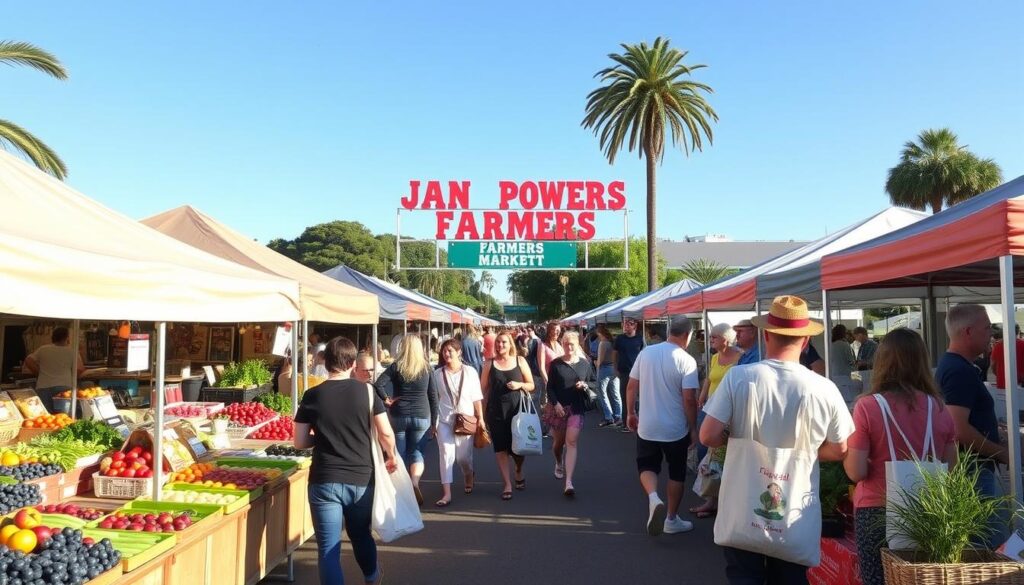 Jan Powers Farmers Markets in Brisbane featuring local Queensland farmers markets sustainable produce