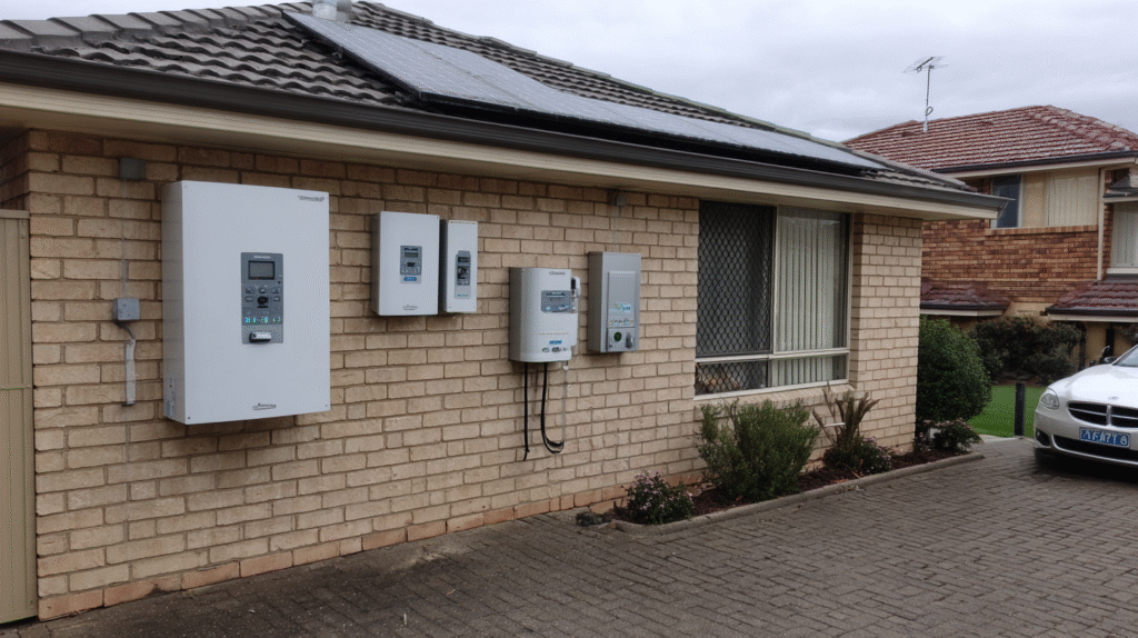 Breakdown of Tesla Powerwall supply & install costs in QLD in 2025 15 johnkrechting battery system on the wall of the single garage 4cf59fc3 31a0 45b5 bcbc 826efa9e0f62 2 1