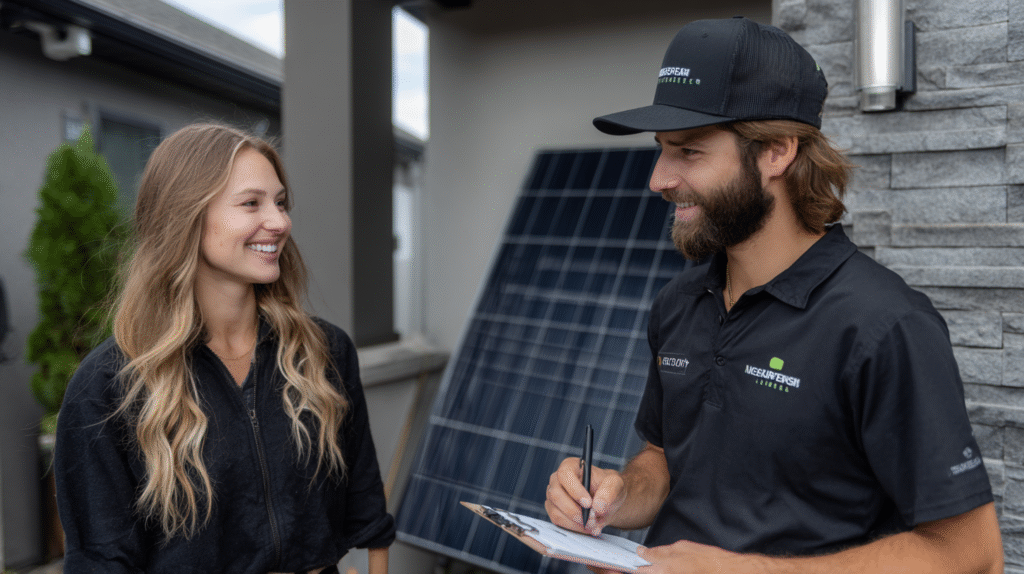 Breakdown of Tesla Powerwall supply & install costs in QLD in 2025 12 johnkrechting person talking to customer before quoting a sol c7ad092c ef25 477d b2fa 5f7e4c63627f 1