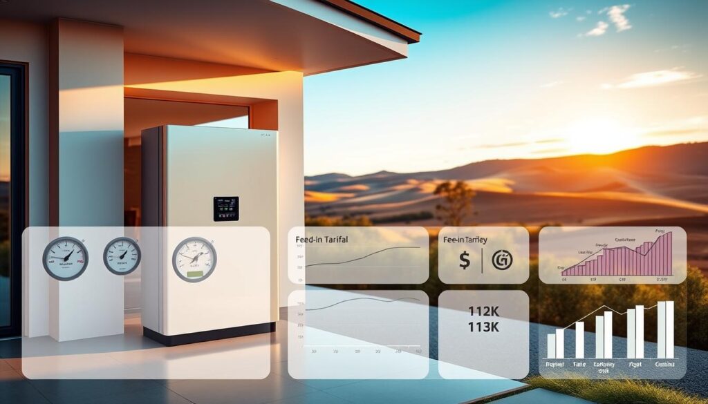 home battery systems queensland feed-in tariff comparison