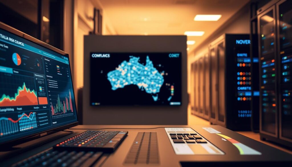 AI-powered risk assessment system monitoring australian council compliance